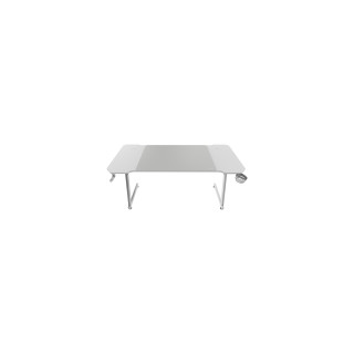 Mars Gaming MGD-X140, Mesa Gaming Ergonómica, Superficie en Fibra de Carbono, Estructura Metálica, Alfombrilla XXL,...