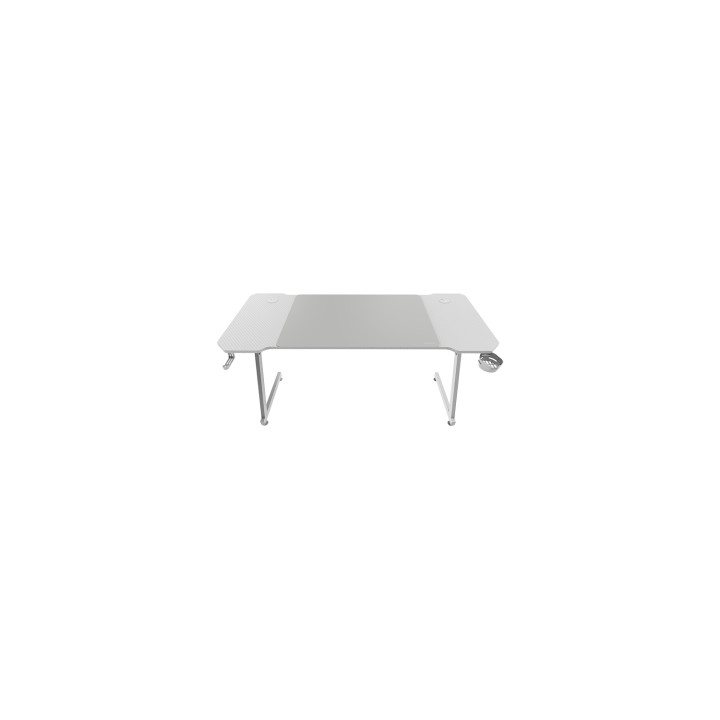 Mars Gaming MGD-X140, Mesa Gaming Ergonómica, Superficie en Fibra de Carbono, Estructura Metálica, Alfombrilla XXL,...
