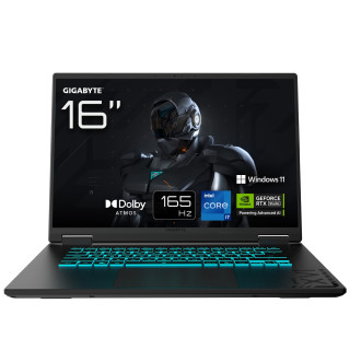 GIGABYTE GAMING A16 CWH Portátil Gaming - 16,0“, 165Hz WQXGA, Intel Core i7-13620H, NVIDIA RTX 5070, 32GB DDR5 5200MHz,