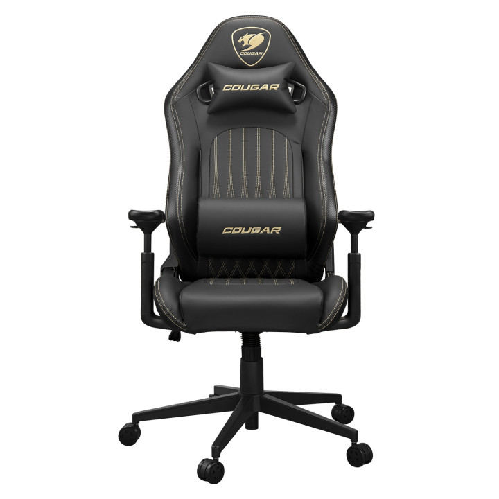 COUGAR Gaming CGR-EXP-ROB Silla para videojuegos de PC Asiento acolchado tapizado Negro, Oro