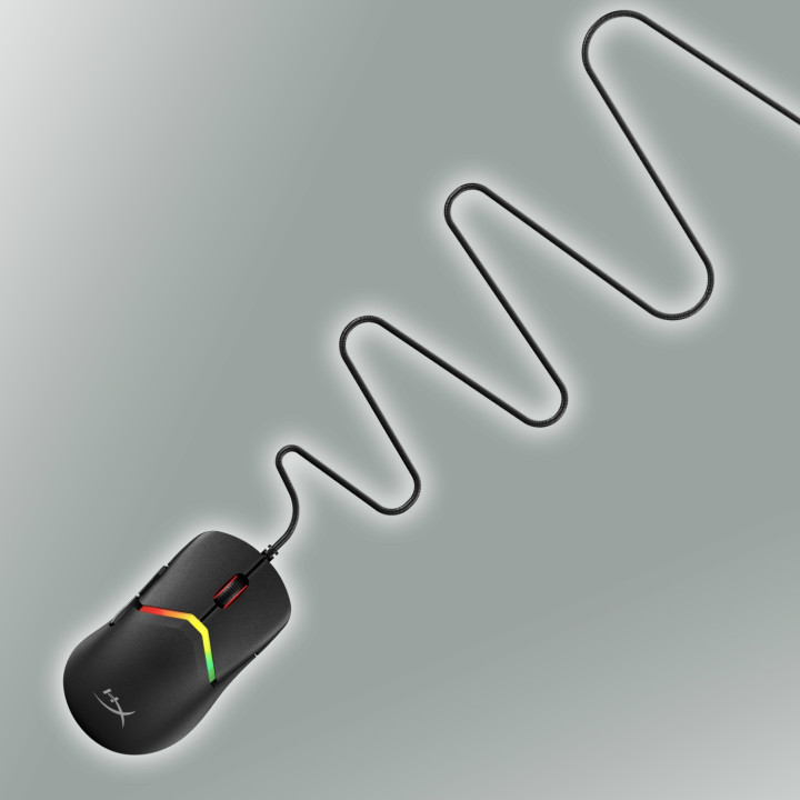 HyperX Pulsefire Fuse: ratón gaming inalámbrico (negro)