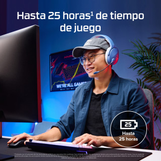 Auriculares gaming inalámbricos HyperX Cloud Jet de color negro