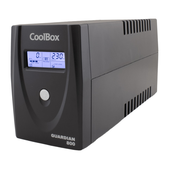 CoolBox SAI Guardian 3 LCD 800VA 480W 2 Schukos + Software