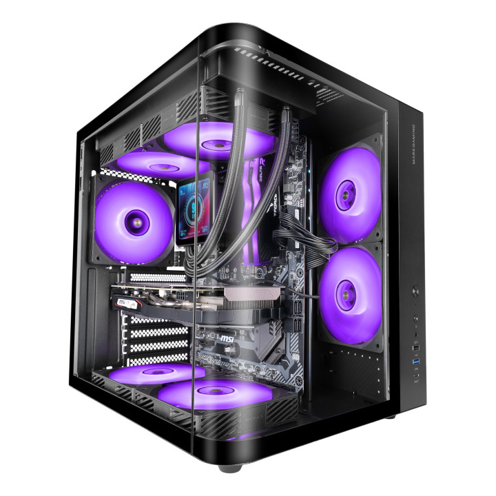 Mars Gaming MC-CURV Midi Tower Negro