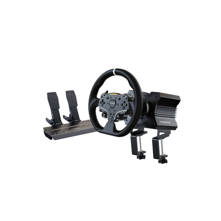 Moza Racing RS20 mando y volante Negro Volante + Pedales PC