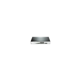 SWITCH D-LINK 8PTOS GIGABIT + 2PTOS POE NEGRO DGS-1210-08P