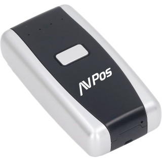 AVPos AVP-BT01-2D lector de código de barras Lector de códigos de barras manos libres 1D/2D CMOS Negro, Gris claro