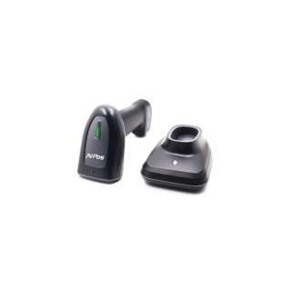 AVPos AVP-BT230-2D lector de código de barras Lector de códigos de barras portátil 1D/2D CMOS Negro