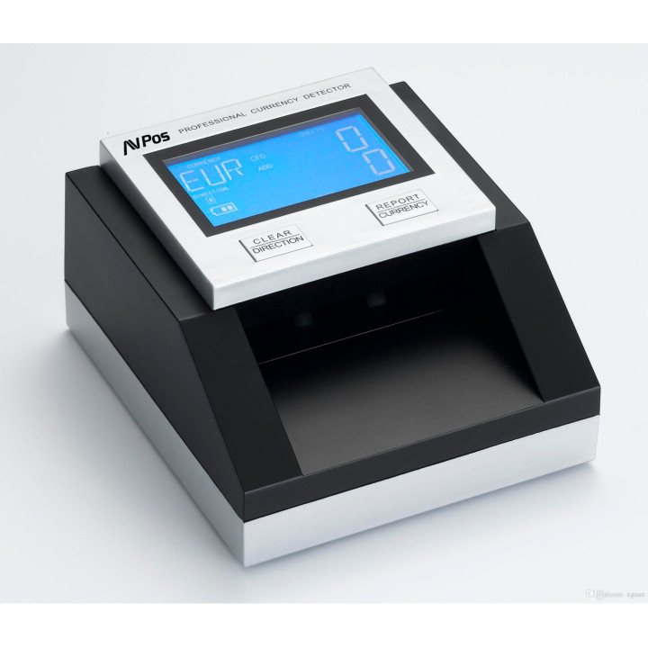 AVPos AVP-DT35G detector de billetes falsos Negro, Gris