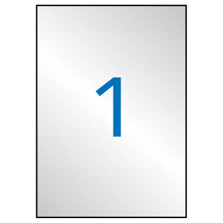 APLI 10071 etiqueta autoadhesiva Plata 20 pieza(s)