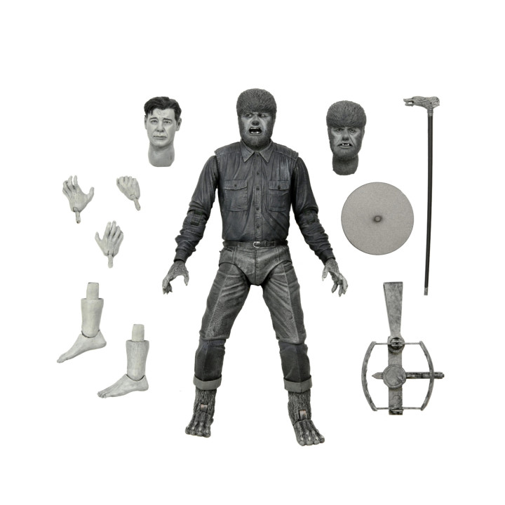NECA Ultimate Wolf Man (Black & White)
