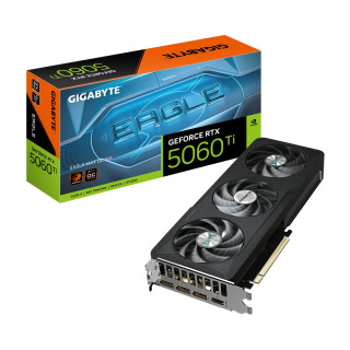 GIGABYTE GeForce RTX 5060 Ti EAGLE MAX OC 16G Tarjeta Gráfica - 16GB GDDR7, 128bit, PCI-E 5.0, 2617MHz Frecuencia del...