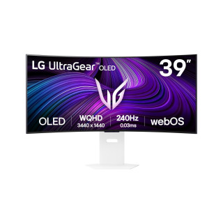 LG 39GX90SA-W pantalla para PC 99,1 cm (39") 3440 x 1440 Pixeles Wide Quad HD OLED Blanco