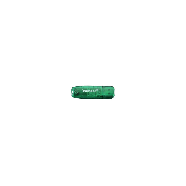 LAPIZ USB 8GB RAINBOW LINE INTENSO VERDE TRANSPARENTE 3502460