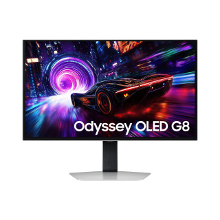 Samsung G81SF pantalla para PC 68,6 cm (27") 3840 x 2160 Pixeles 4K Ultra HD OLED Plata