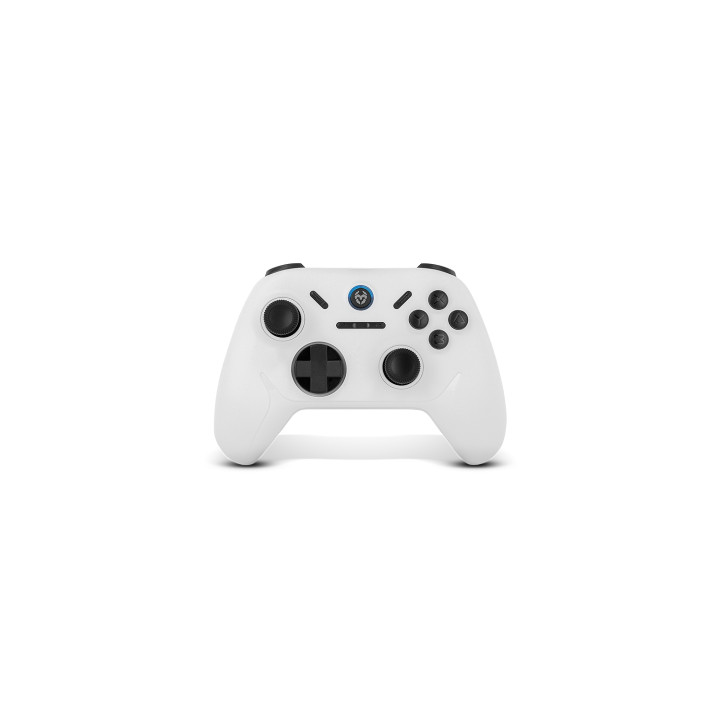 Krom Kadoer Blanco Bluetooth/USB Palanca de mando Digital Android, Nintendo Switch, Nintendo Switch 2, PC, iOS
