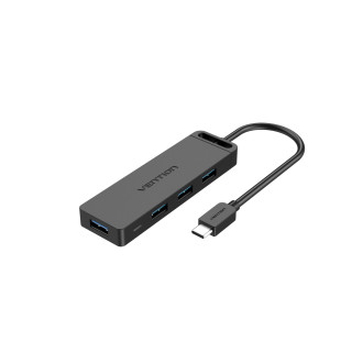 Vention TGKBB hub de interfaz USB 3.2 Gen 1 (3.1 Gen 1) Type-C 5000 Mbit/s Negro