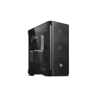 Savio SHADOW X2 carcasa de ordenador Midi Tower Negro