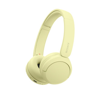 Sony WHCH520Y.CE7 auricular y casco Auriculares Inalámbrico Diadema Llamadas/Música USB Tipo C Bluetooth Amarillo