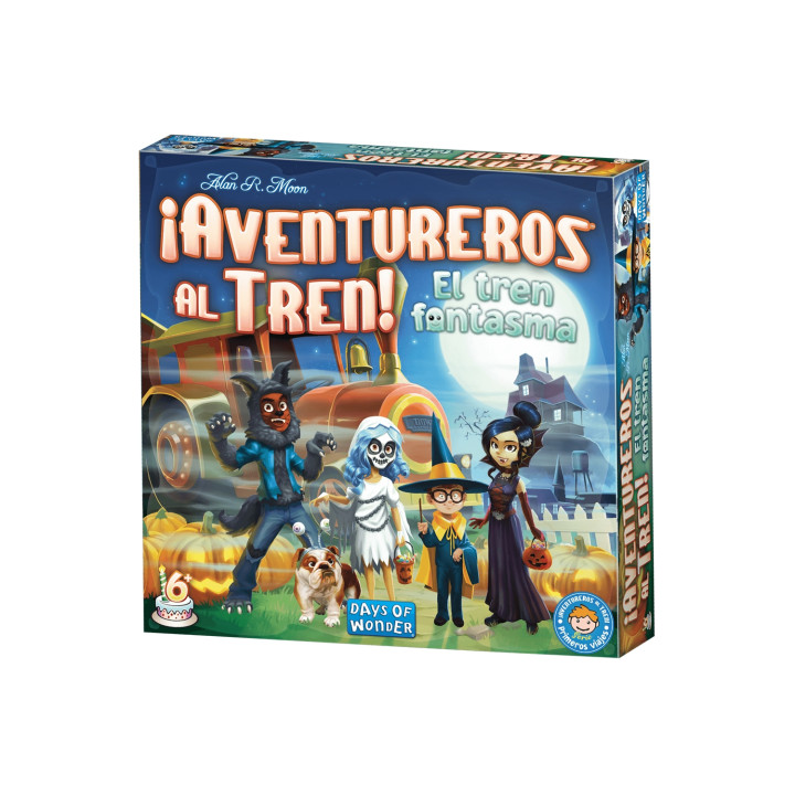 Asmodee DW720835 juego de tablero ¡Aventureros al Tren! El tren fantasma Juego de mesa Estrategia