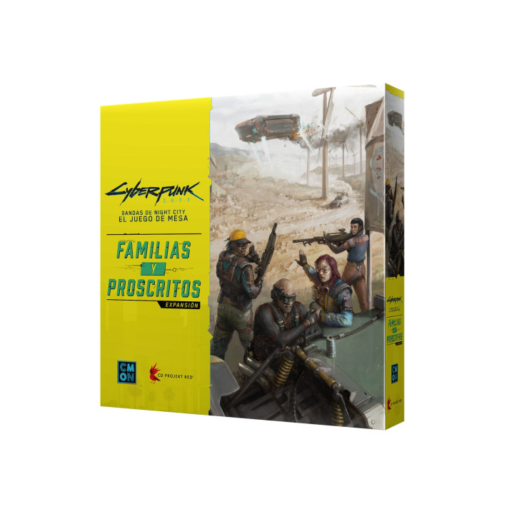 Asmodee CPG002ES juego de tablero Cyberpunk 2077: Familias y Proscritos 120 min Juego De Cartas Interpretación de roles