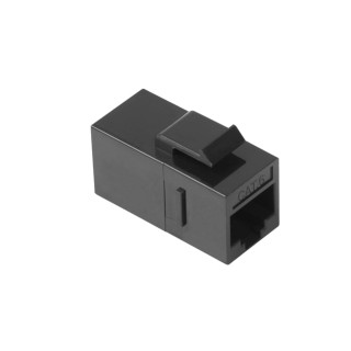Phasak Conector Keystone H/H RJ45 UTP Cat.6 Negro - PHK 2200