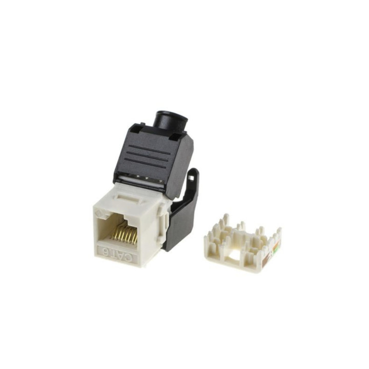 Phasak Conector Keystone UTP Cat.6 toolless 180º blanco - PHK 2220