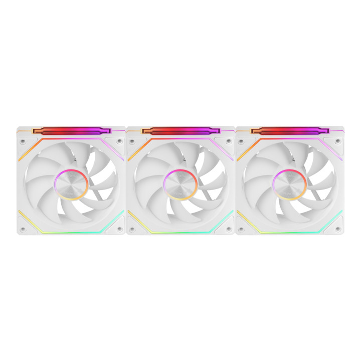 Mars Gaming MF-LINKFINITYKIT2W Carcasa del ordenador Ventilador 12 cm Blanco 3 pieza(s)