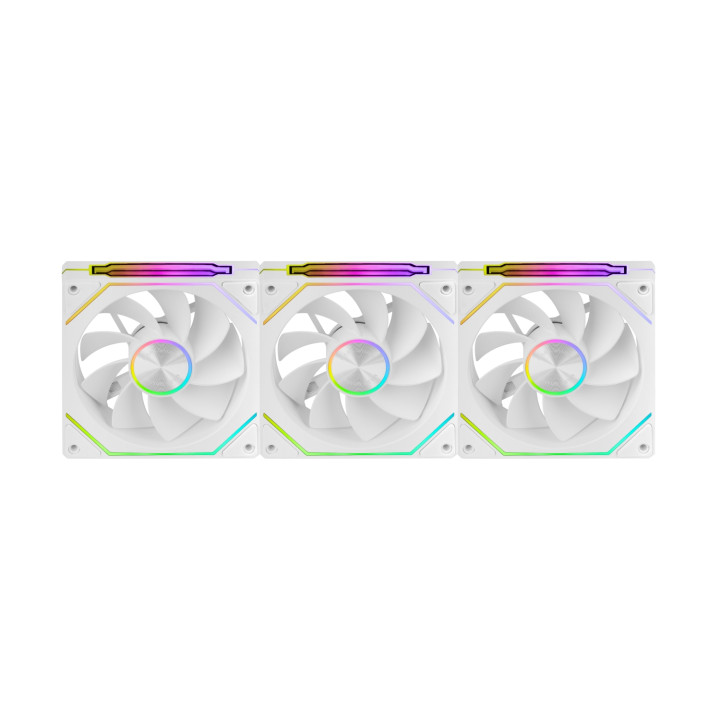 Mars Gaming MF-LINKFINITYKIT2RW Carcasa del ordenador Ventilador 12 cm Blanco 3 pieza(s)