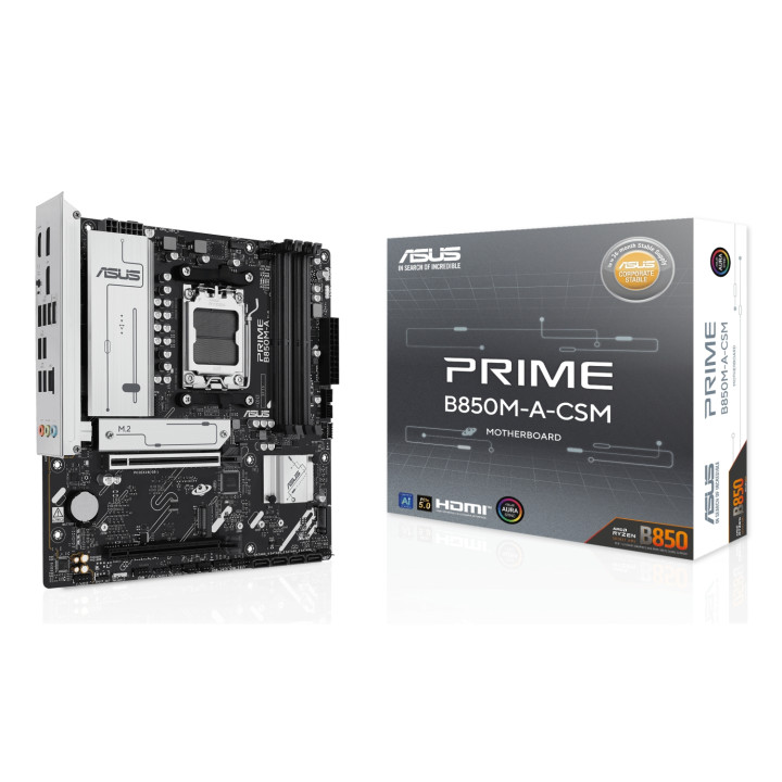 ASUS PRIME B850M-A-CSM AMD B850 Zócalo AM5 micro ATX Placa Base