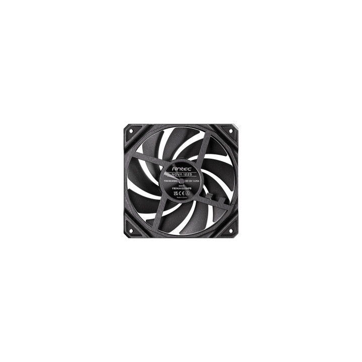 Antec Nova Carcasa del ordenador Ventilador 12 cm Negro 1 pieza(s)