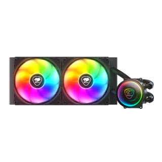 COUGAR Gaming Poseidon Elite ARGB 240 Carcasa del ordenador Sistema de refrigeración líquida todo en uno Negro 1...