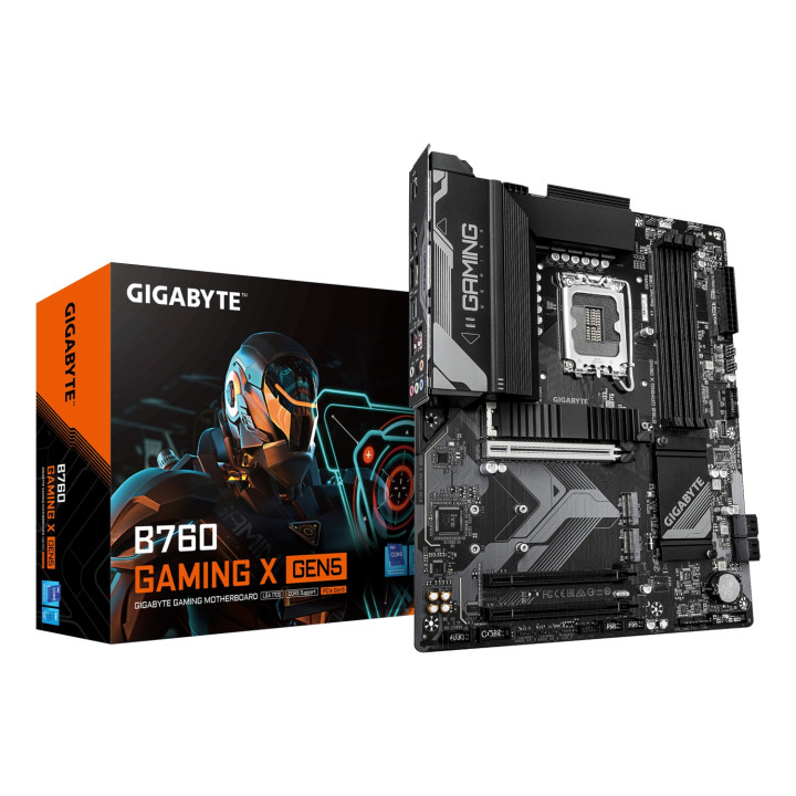 GIGABYTE B760 GAMING X GEN5 Placa Base – Compatible con procesadores Intel Core 14ª generación, VRM de 8+1+1 fases,...