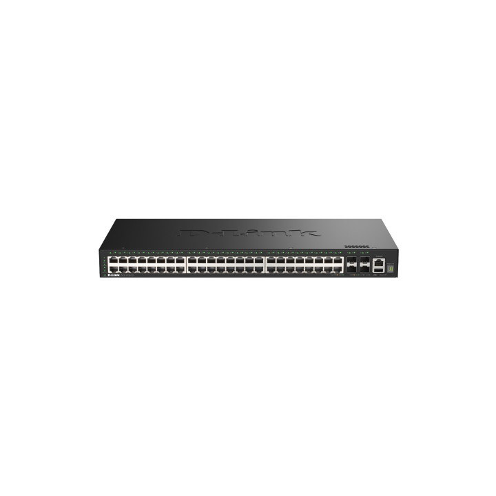 D-Link DGS-1530-52/E switch Gestionado L2 Gigabit Ethernet (10/100/1000) Negro
