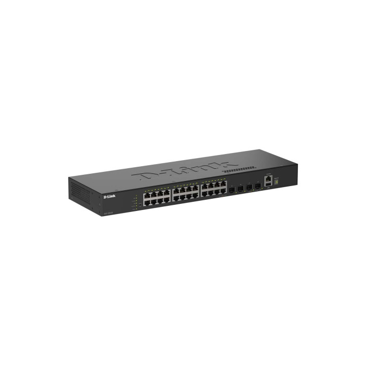 D-Link DGS-1530-28/E switch Gestionado L2 Gigabit Ethernet (10/100/1000) Negro
