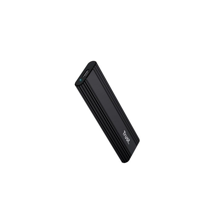 Trust 25806 caja para disco duro externo Caja externa para unidad de estado sólido (SSD) Negro