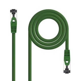 Nanocable Cable de Red Latiguillo Cat.8.1 2GHz LSZH SSTP AWG26, Verde, 30 cm