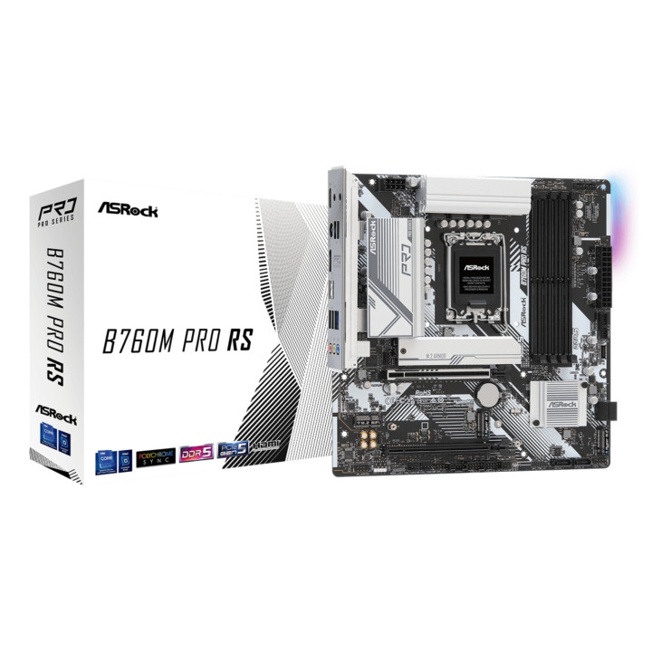Asrock B760M Pro RS Intel B760 LGA 1700 micro ATX Placa Base