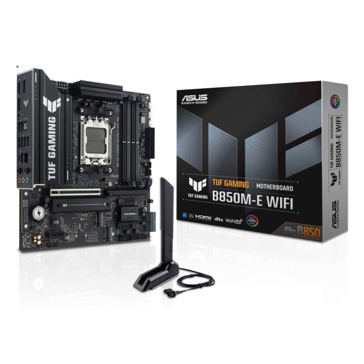 ASUS TUF GAMING B850M-E WIFI AMD B850 Zócalo AM5 micro ATX Placa Base