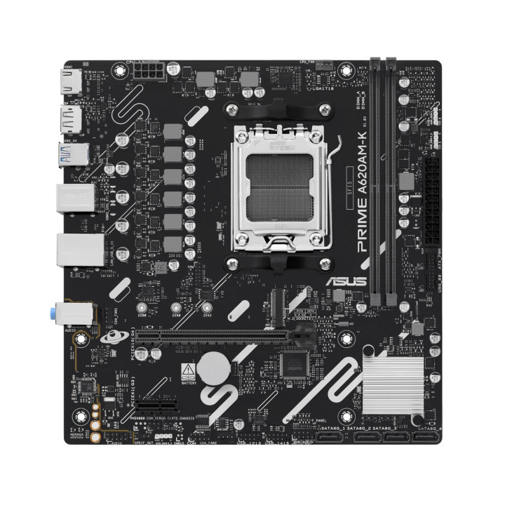 ASUS PRIME A620AM-K AMD A620A Zócalo AM5 micro ATX Placa Base