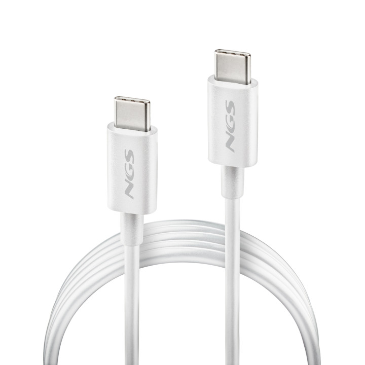NGS ZYRO 60W-1 cable USB USB 2.0 1 m USB C Blanco