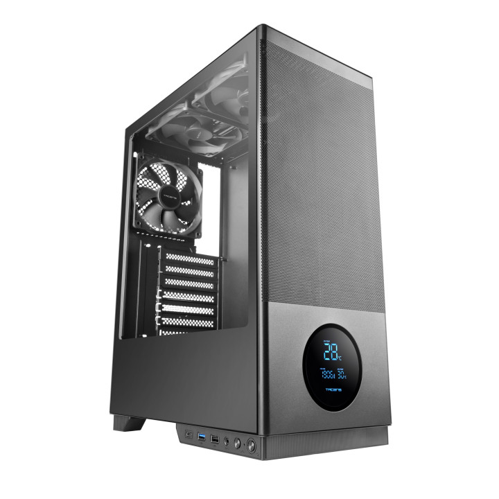Tacens 2SAGITTA20 carcasa de ordenador Midi Tower Negro