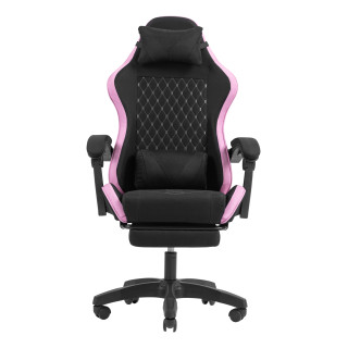 Mars Gaming MGC-X Fabric Silla para videojuegos de PC Asiento acolchado Negro, Rosa