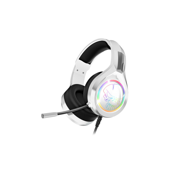 Spirit of Gamer MIC-PH3SW2 Auriculares Alámbrico Diadema Llamadas/Música Negro, Blanco