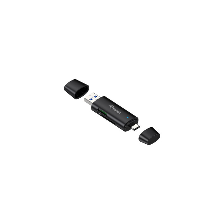Equip 245462 lector de tarjeta USB 3.2 Gen 1 (3.1 Gen 1) Type-A/Type-C Negro