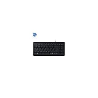 CHERRY STREAM KEYBOARD TKL teclado Universal USB AZERTY Francés Negro