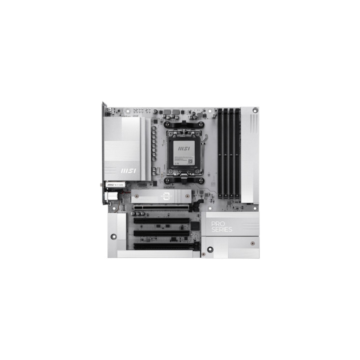 MSI AM5 PRO B850M-A WIFI PZ M-ATX AMD B850 Zócalo AM5 micro ATX Placa Base