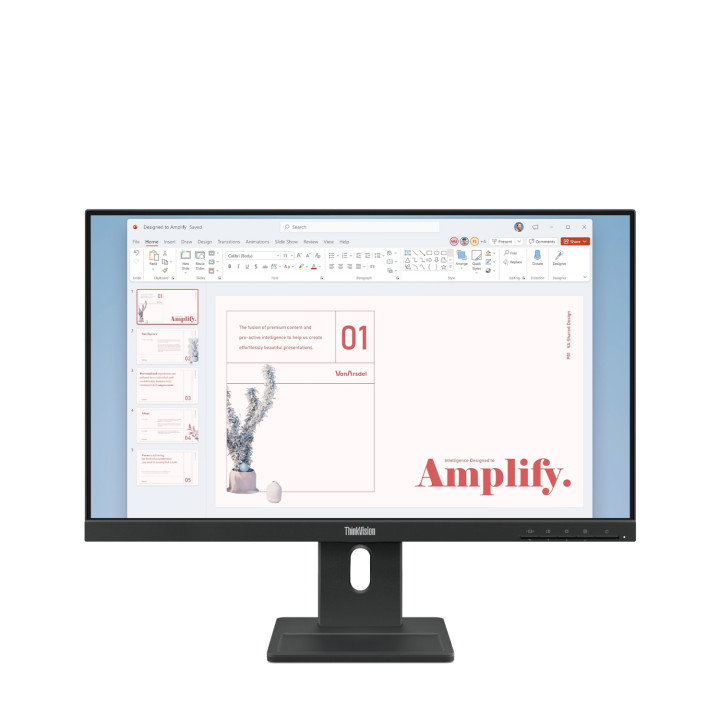 Lenovo ThinkVision E24-40 LED display 60,5 cm (23.8") 1920 x 1080 Pixeles Full HD LCD Negro