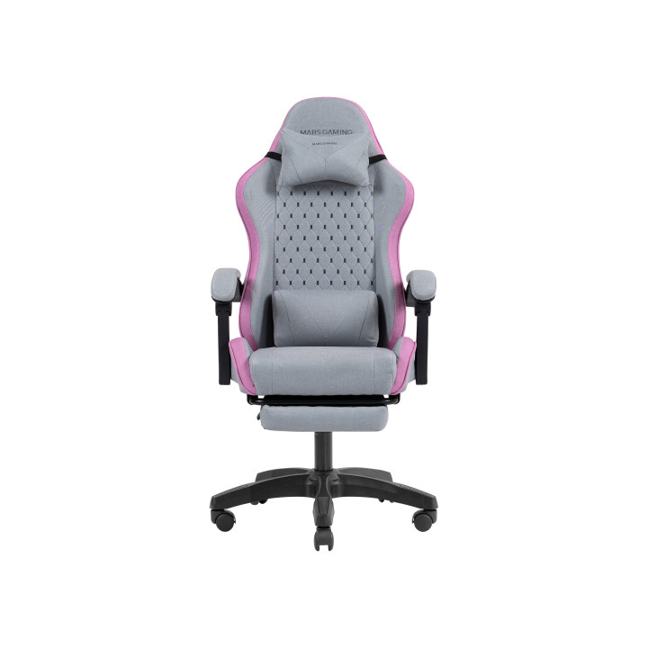Mars Gaming MGCXFSPK silla para videojuegos Silla para videojuegos de PC Asiento acolchado Gris, Rosa