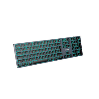 CoolBox TECLADO INALAMBRICO RETROILUMINADO MOONLIGHT KEY B431 USB-C+BT5.1+RF2.4G GRIS OSCURO DE ALUMINIO